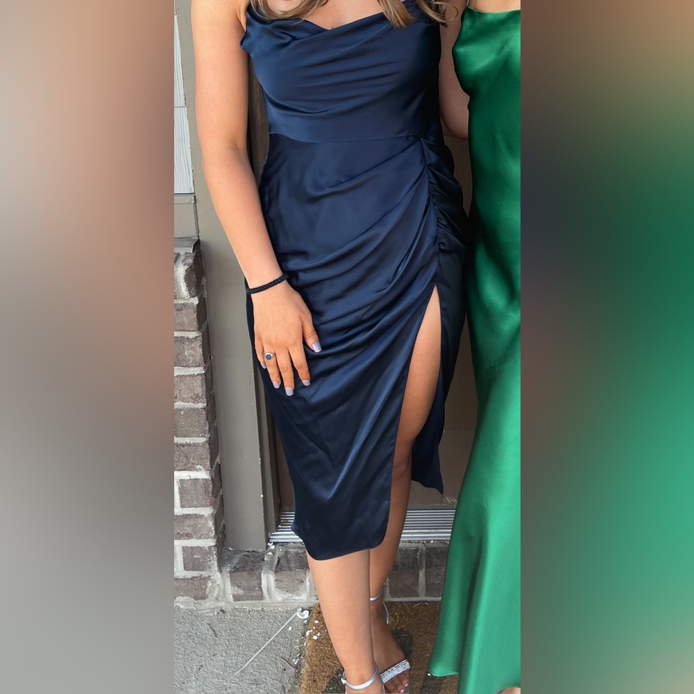 Navy blue Amanda Uprichard Jasalina dress